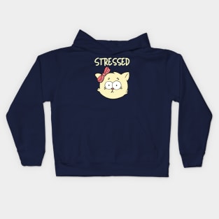 My Cat Is Stressed Kids Hoodie